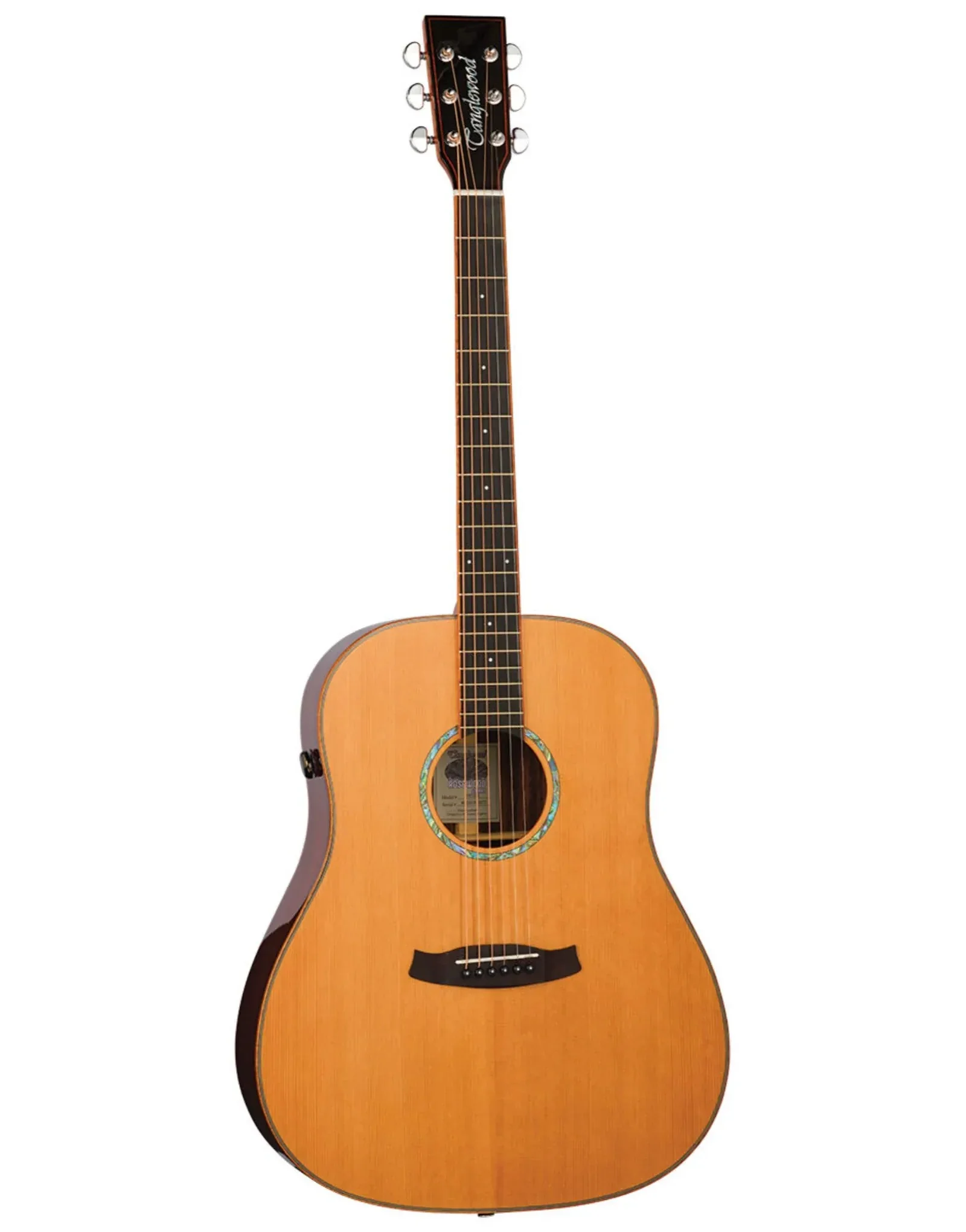 Tanglewood TRS5-SE Rosewood Smart Solid Top Sloped Shoulder Dreadnought Acoustic w/ Pickup in Natural Gloss - Image 9