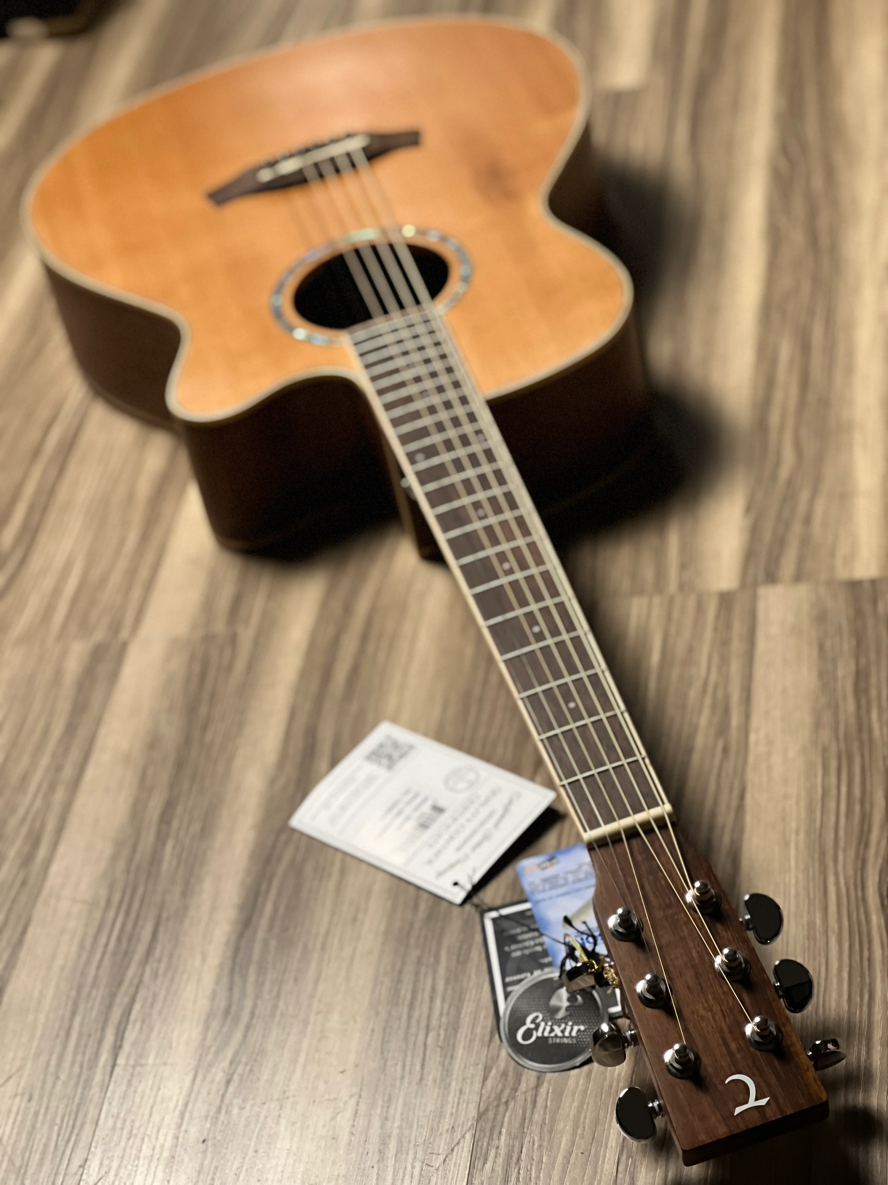 Tanglewood TSC 4 CE Super Folk Cutaway with LR BAGGS Bronze Full Solid - Image 7