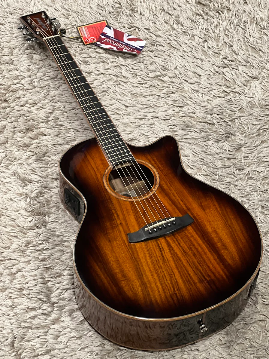Tanglewood TW4 E VC KOA Winterleaf Grand Auditorium Venetian Cutaway Acoustic Electric