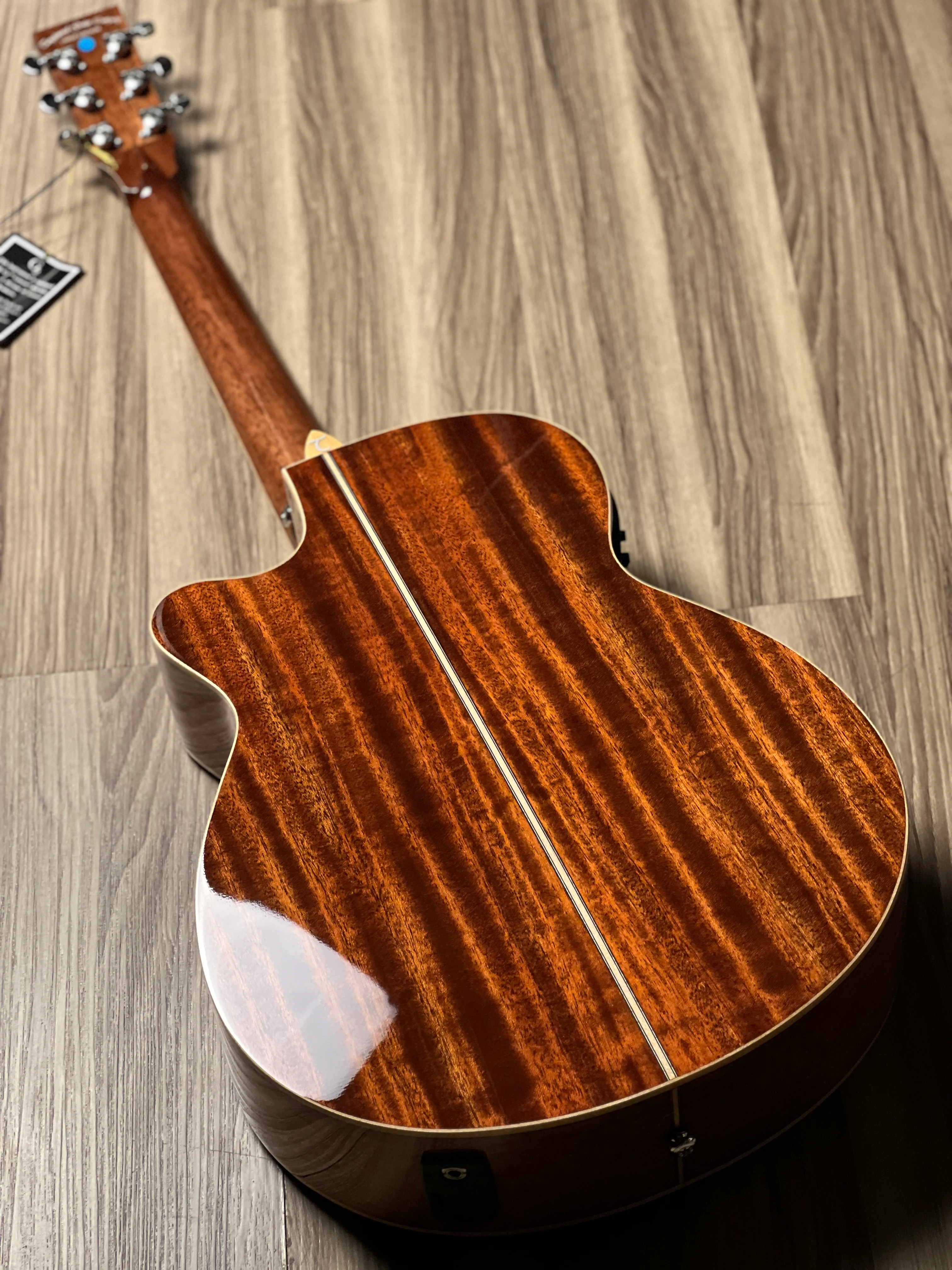 Tanglewood TW4CENA Winterleaf Super Folk Cutaway in Natural Gloss w/Bag - Image 6