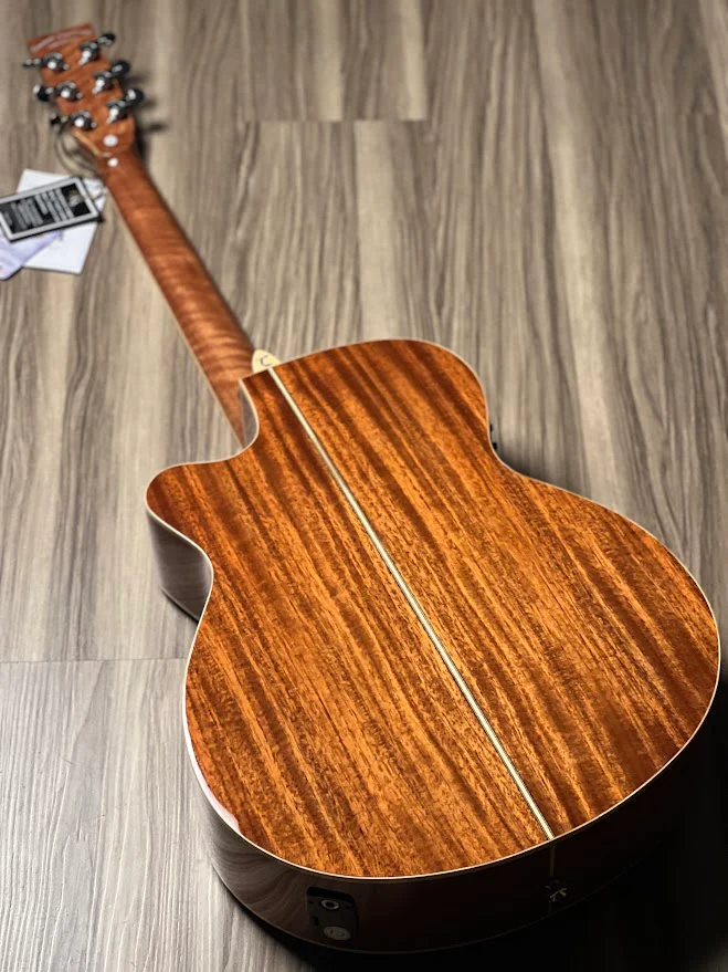 Tanglewood TW4E SB Winterleaf Super Folk in Thru Red Gloss - Image 5