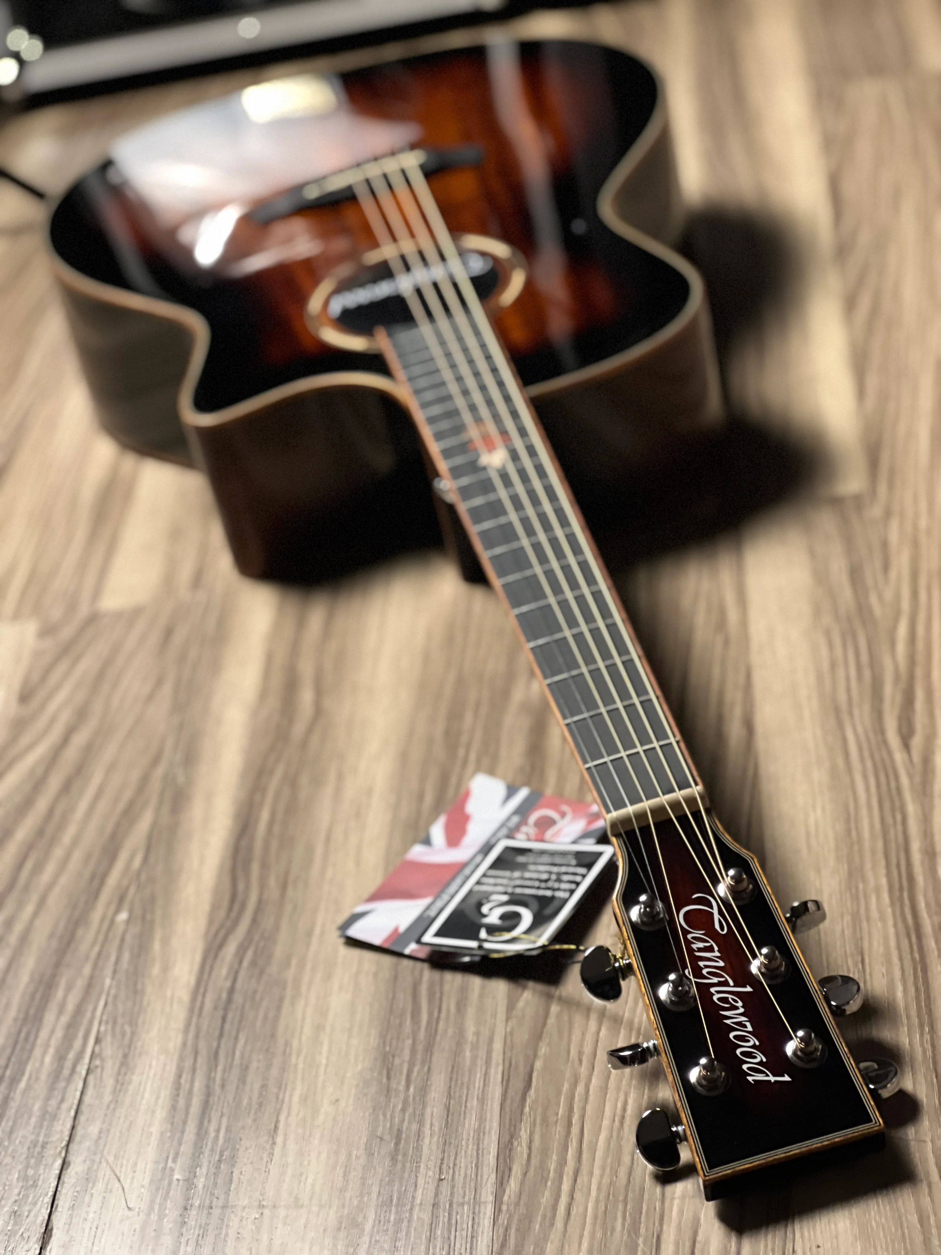 Tanglewood TWX6 CEK Winterleaf Exotic Ventian Cutway in Autumn Burst Gloss - Image 6
