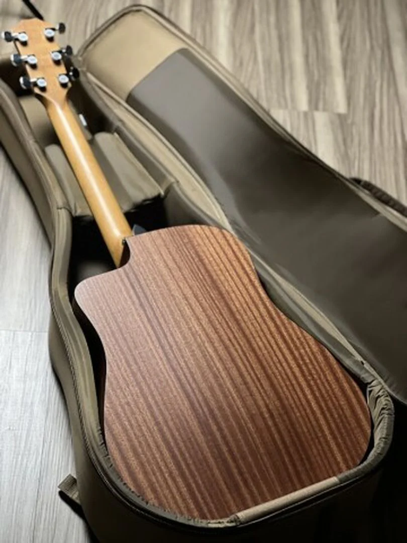 Taylor 110ce-S LTD Acoustic Guitar w/Bag in Natural Sapele - Image 5