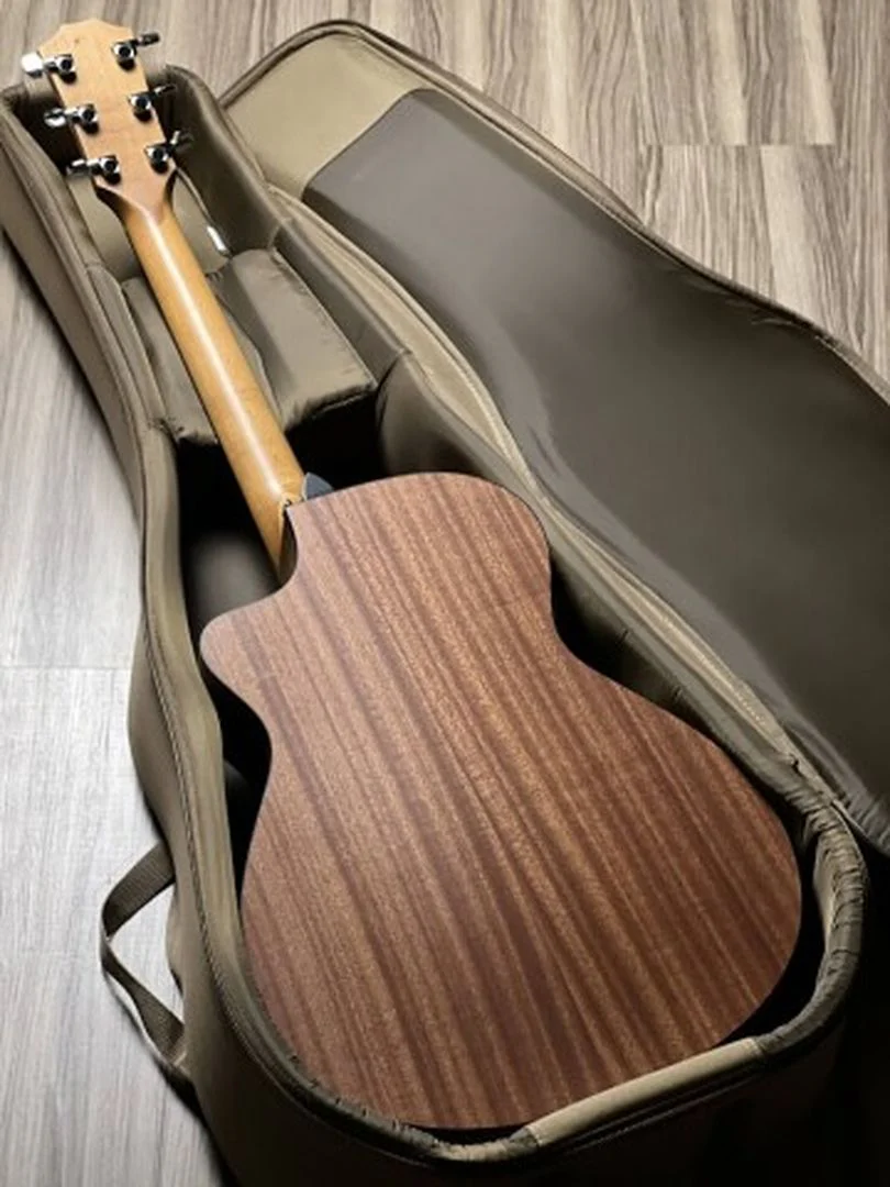 Taylor 112ce-S LTD Acoustic Guitar w/Bag in Natural Sapele - Image 3
