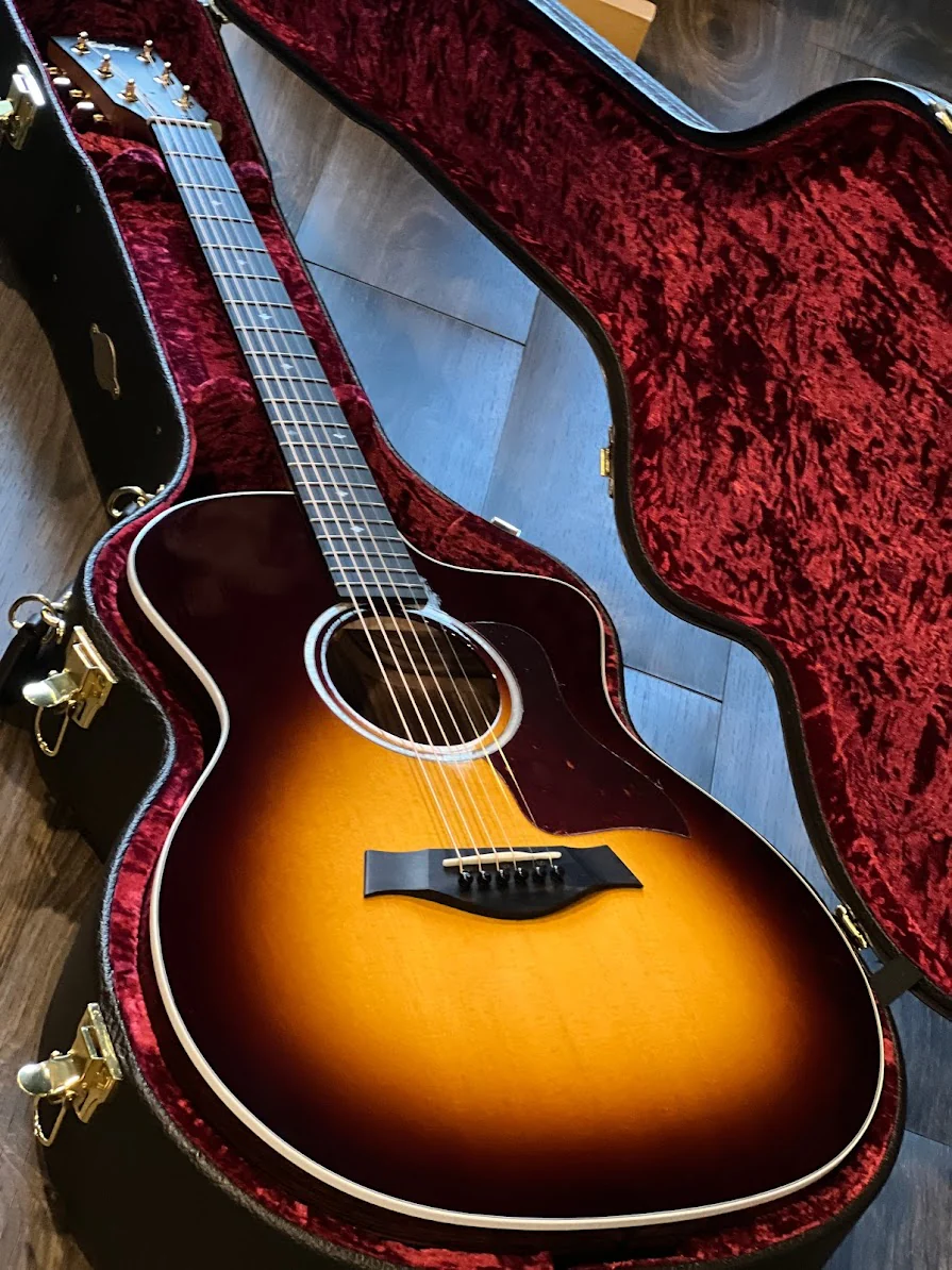 Taylor 214ce-SB Deluxe Acoustic Electric in Tobacco Sunburst - Image 2