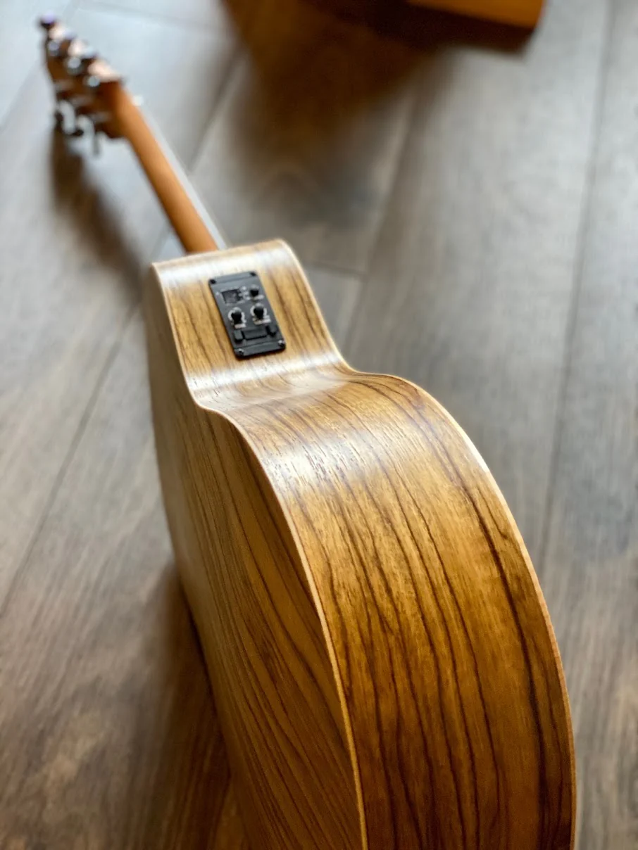 Taylor GS Mini-e Black Limba LTD - Natural Sitka Spruce - Image 4