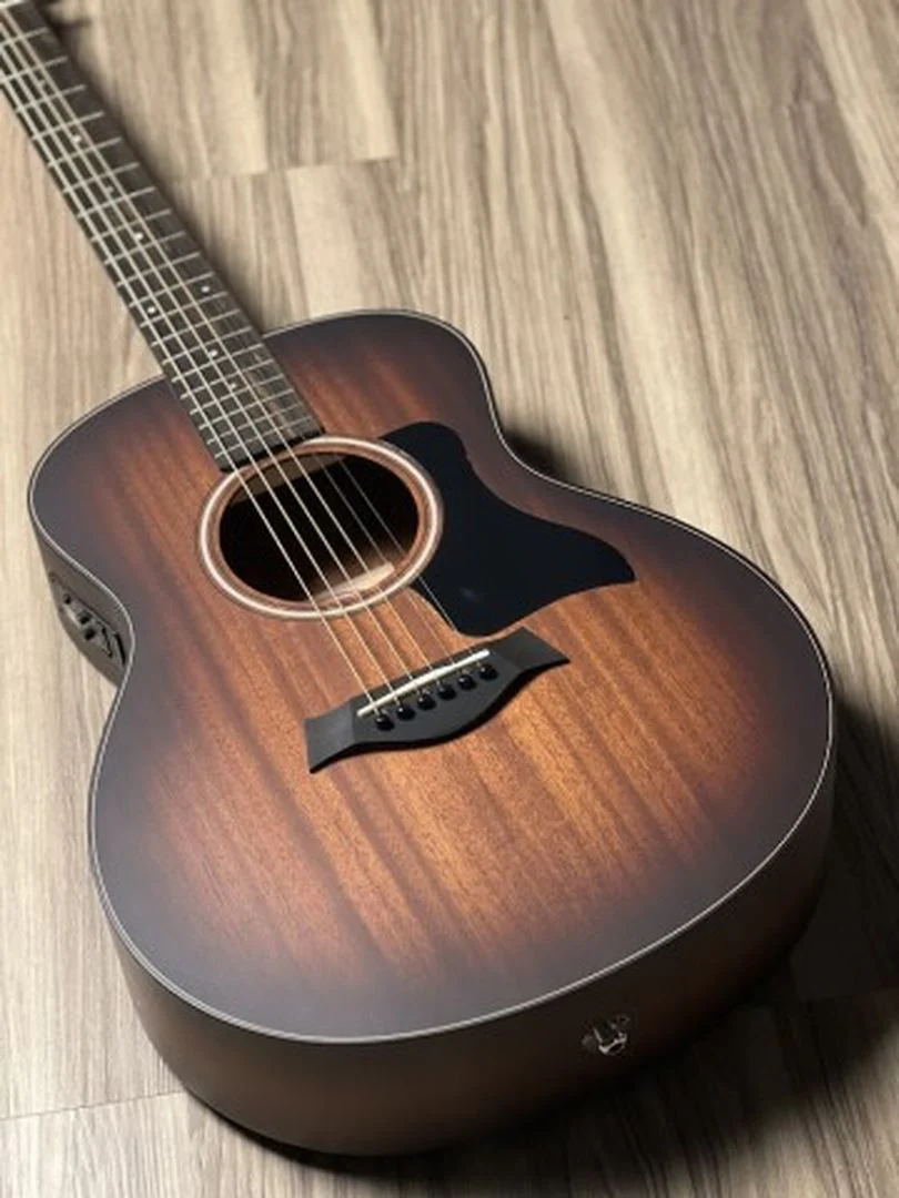 Taylor GS Mini-e LTD (Mahogany Top) Acoustic Guitar with Bag in Shaded Edge Burst - Image 2