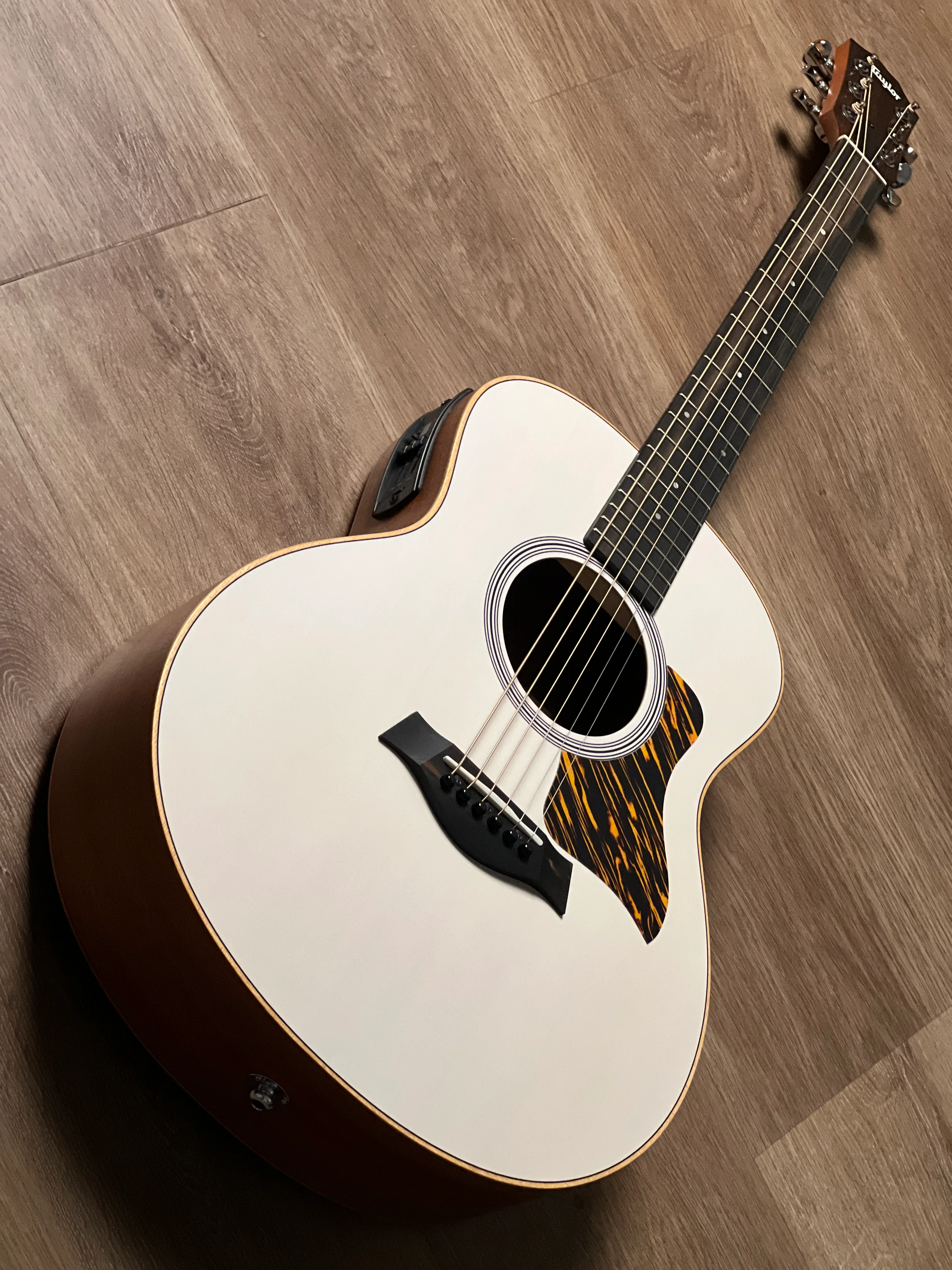 Taylor GS Mini-E Special Edition Acoustic Guitar w/Bag in Trans White - Image 4
