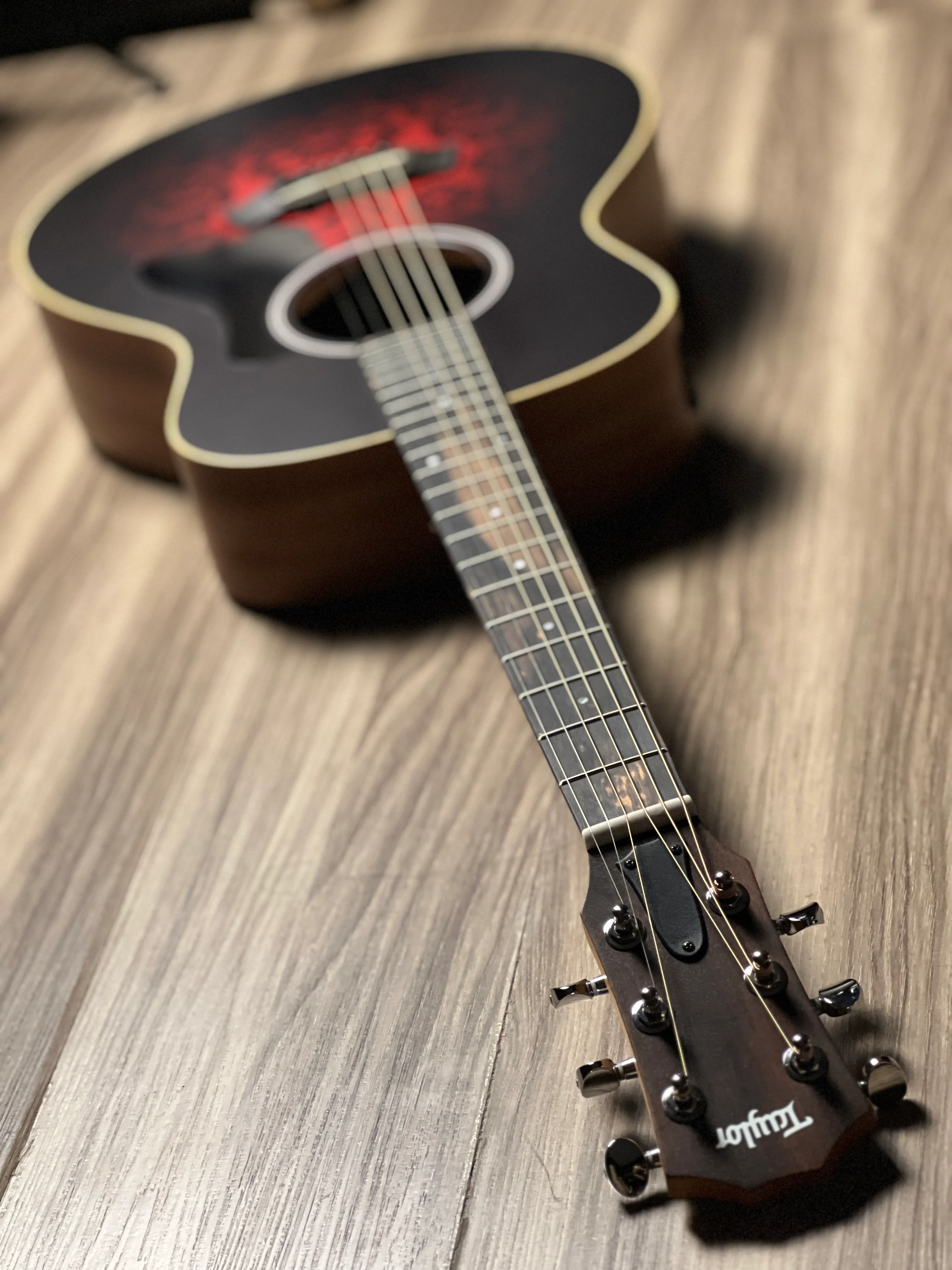 Taylor GS Mini-E Special Edition Acoustic with Bag in Victorian Burst - Image 7