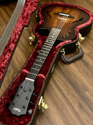 Taylor T5z Classic Koa Hollowbody Electric Guitar - Shaded Edgeburst - Image 7