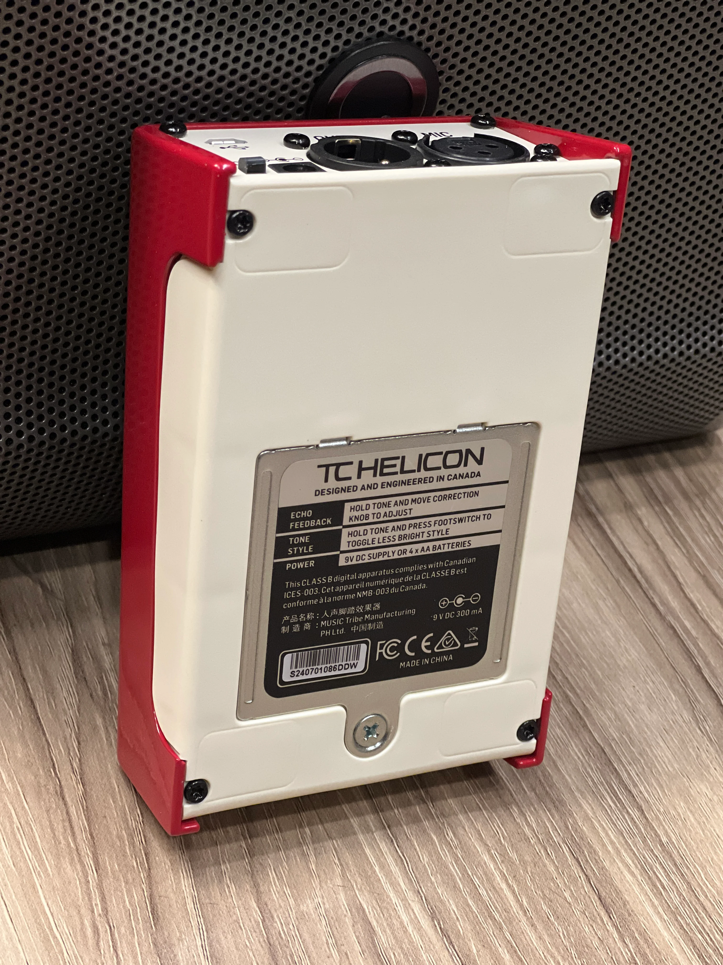 TC Helicon Mic Mechanic 2 Vocal Effects Pedal - Image 3