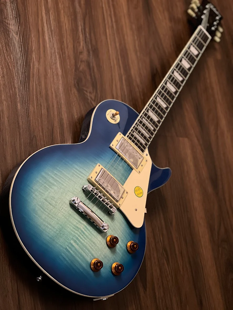 Tokai ALS-62F OBB/R Love Rock in Ocean Blue Burst with AAAA Flame Top - Image 4