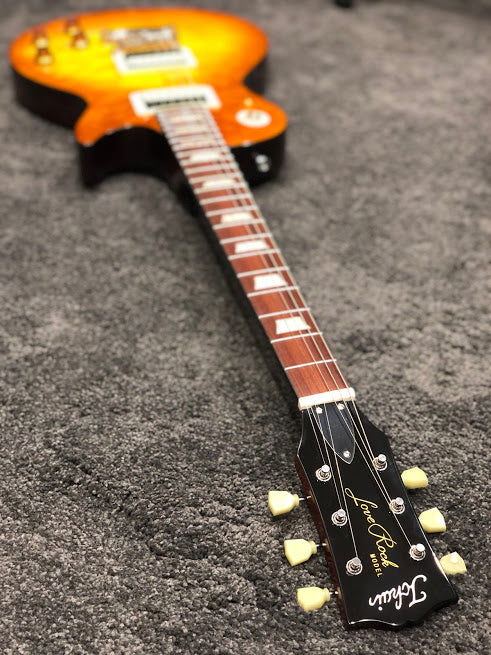Tokai ALS-64QZ VF Love Rock in Violin Finish with Quilt Top (MIC) - Image 4