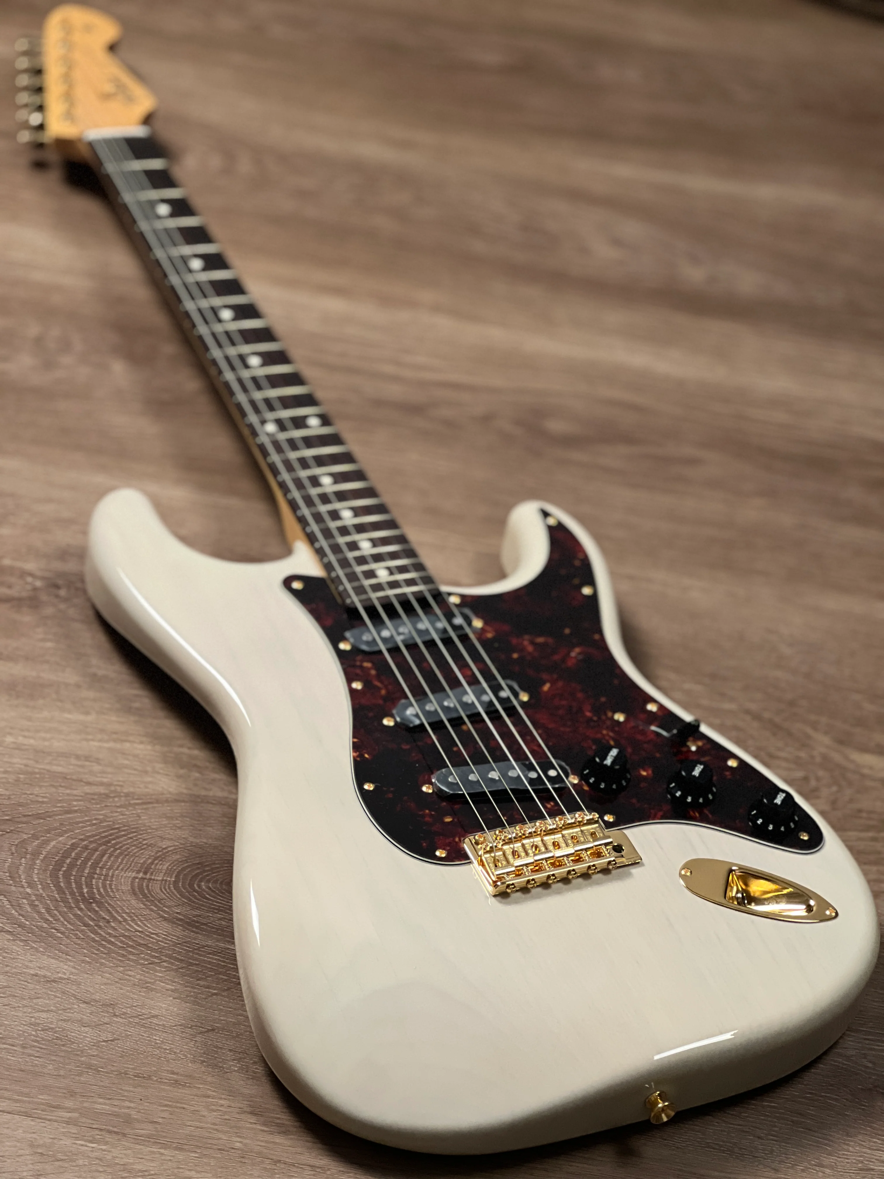 Tokai Japan Goldstar Sound AST-101G/R in See Thru White with Gold Hardware 240084 - Image 2