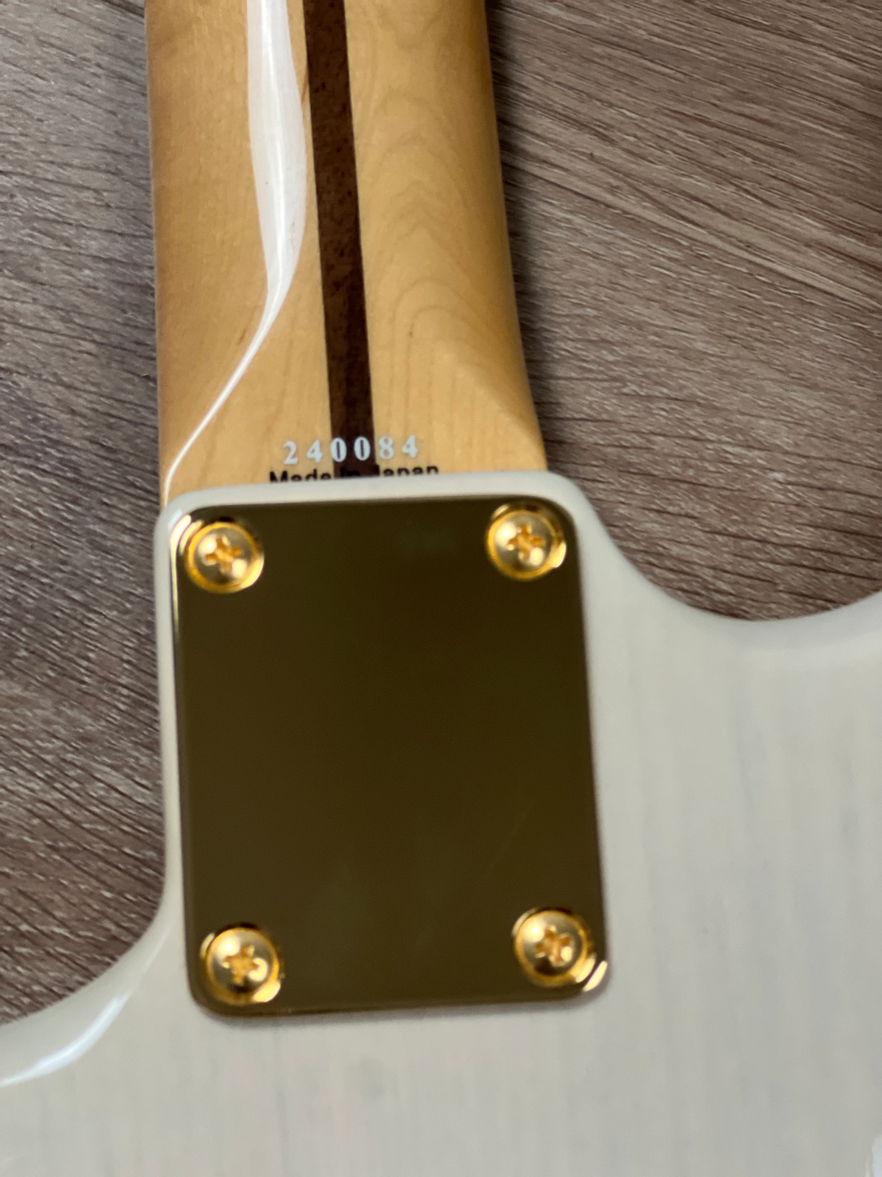 Tokai Japan Goldstar Sound AST-101G/R in See Thru White with Gold Hardware 240084 - Image 7