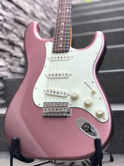 Tokai AST-104 BGM/R Goldstar Sound Japan in Burgundy Mist Metallic - Image 2