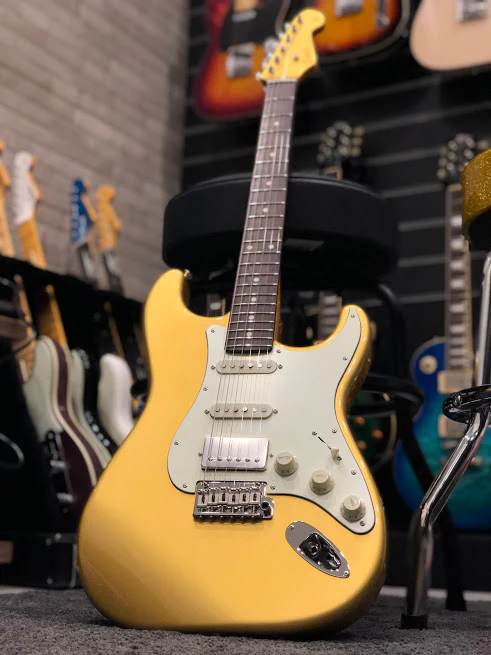 Tokai AST-104SH SGO/R Goldstar Sound Japan in Shoreline Gold with rosewood FB - Image 5