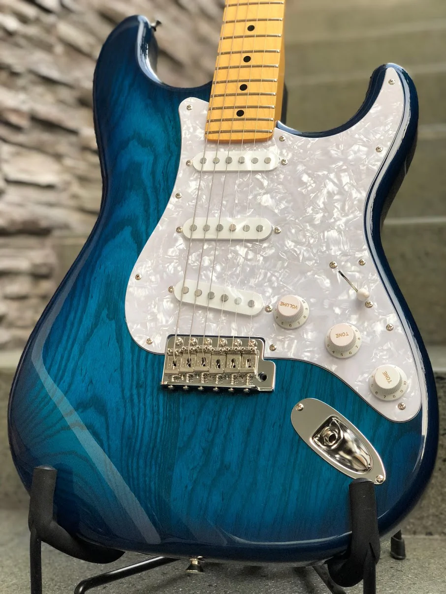 Tokai AST-108 BBS/M Goldstar Sound Japan Contemporary Series in Blue Burst - Image 2