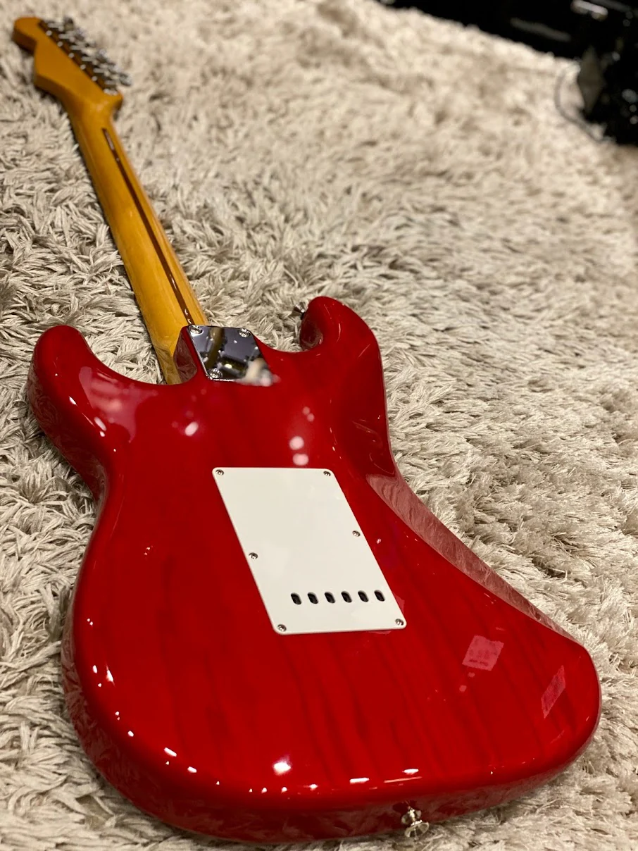 Tokai AST-108 SR/R in Contemporary Series in Seethru Red - Image 3