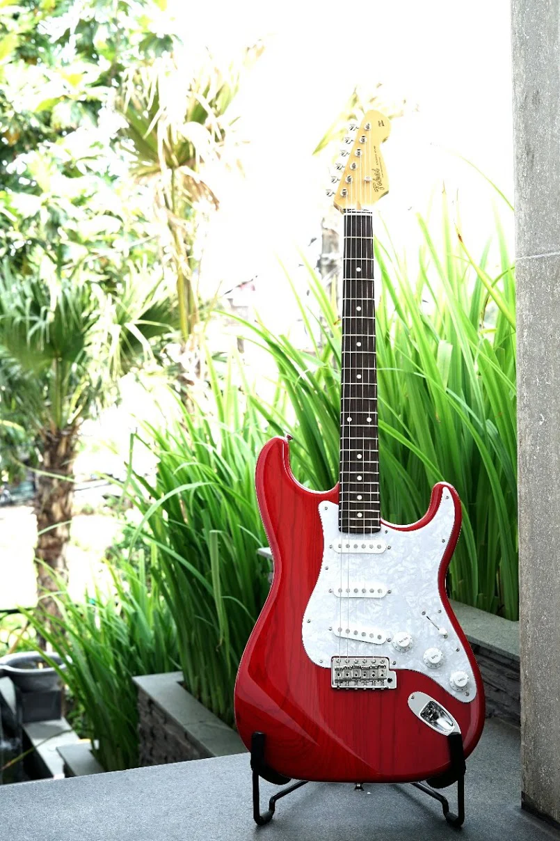 Tokai AST-108 SR/R in Contemporary Series in Seethru Red - Image 5