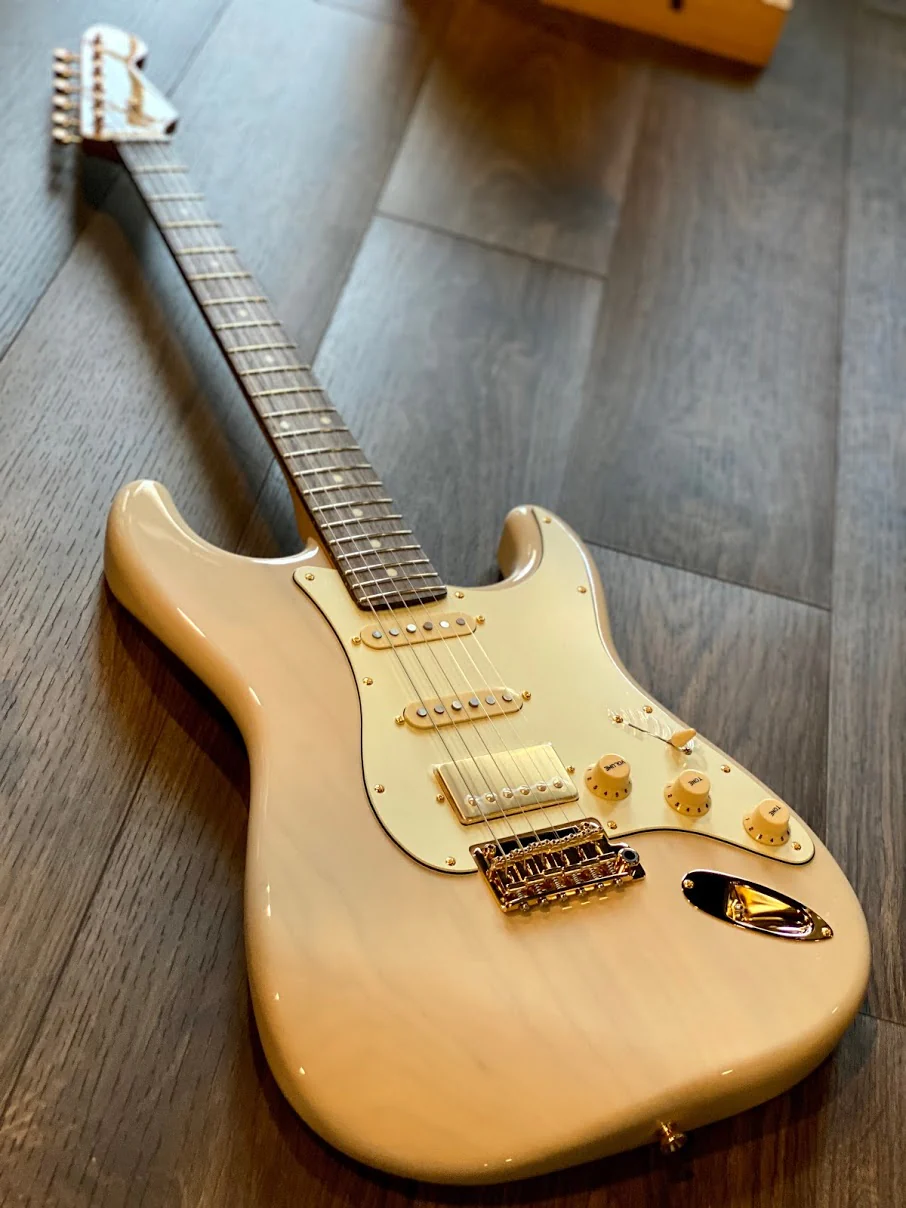 Tokai AST-118SH-GH WBL/R Goldstar Sound HSS Limited Edition White Blonde with Gold Hardware - Image 6