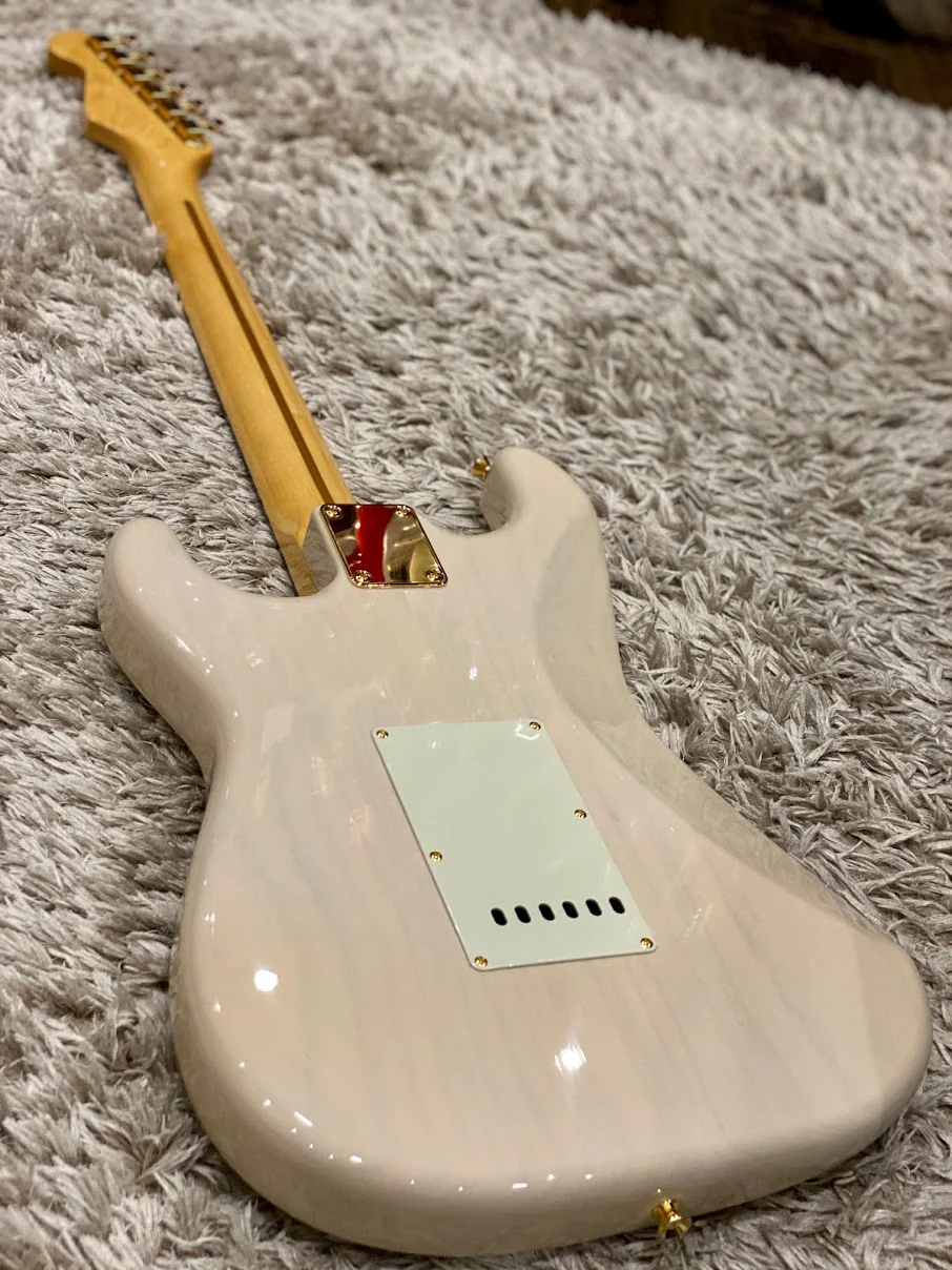 Tokai AST-118SH-GH WBL/R Goldstar Sound HSS Limited Edition White Blonde with Gold Hardware - Image 7