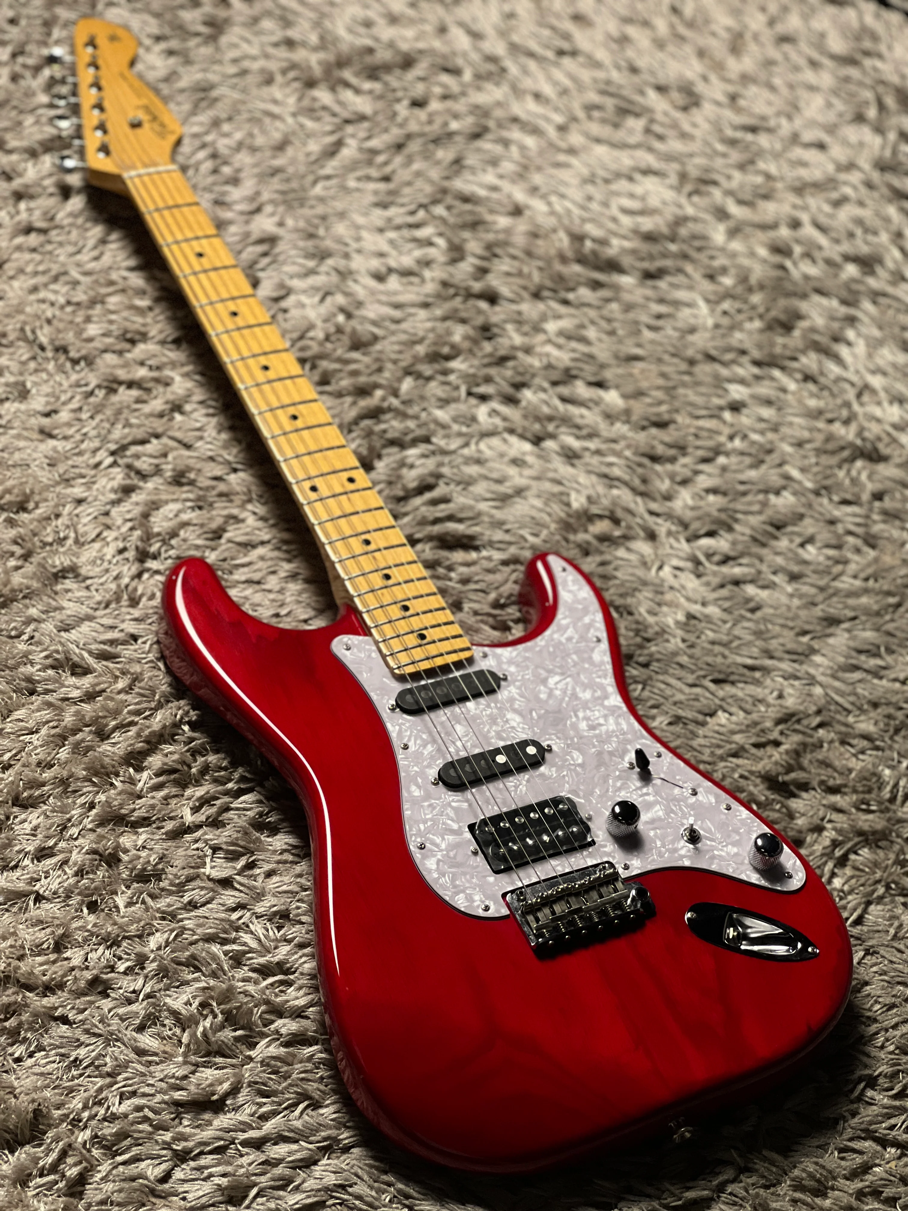Tokai AST-154SH SEB Modern Goldstar Sound in Seethru Red 180916 - Image 2