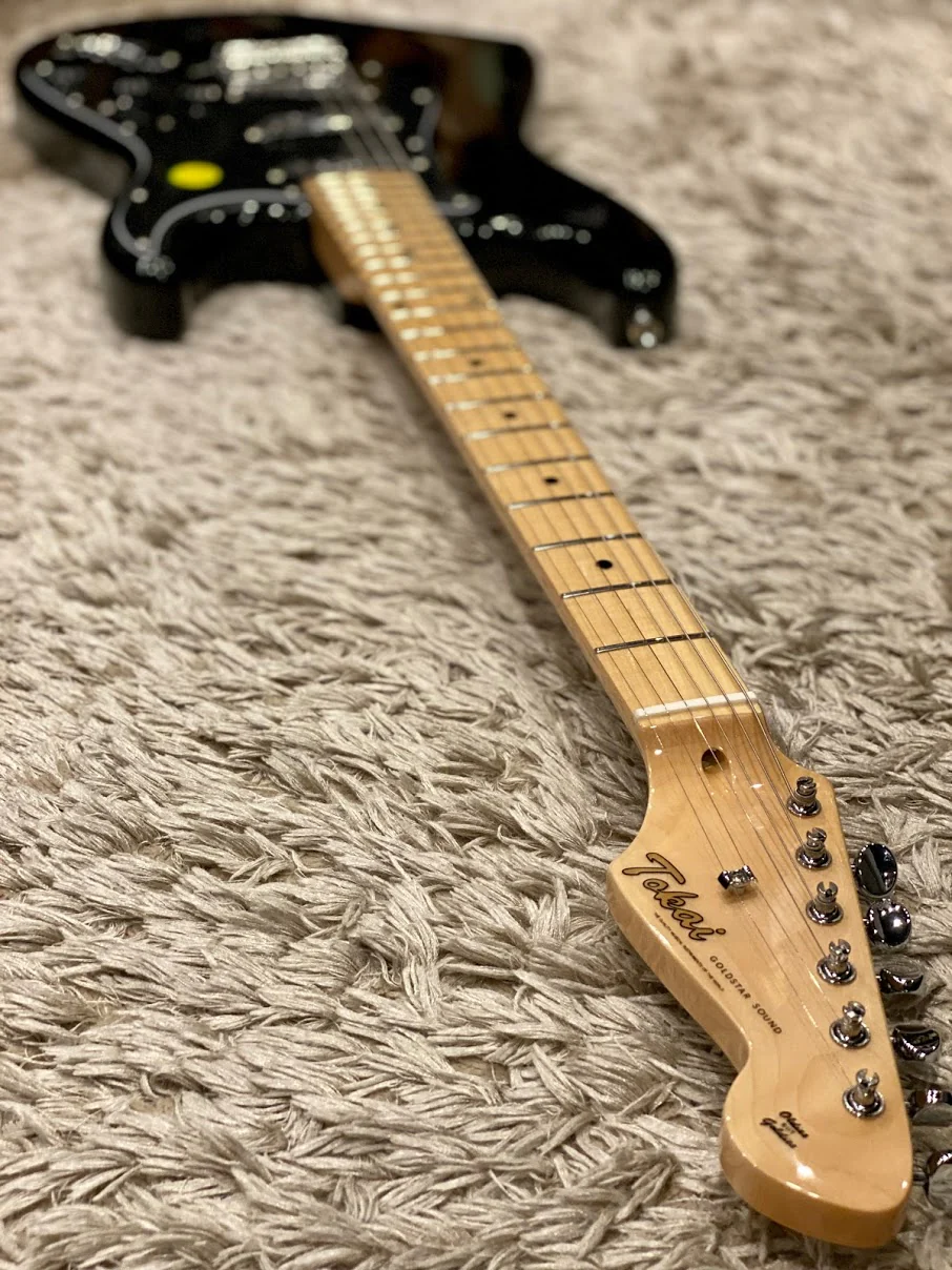Tokai AST-52 BB/M Goldstar Sound 2020 in Full Black with maple FB - Image 4