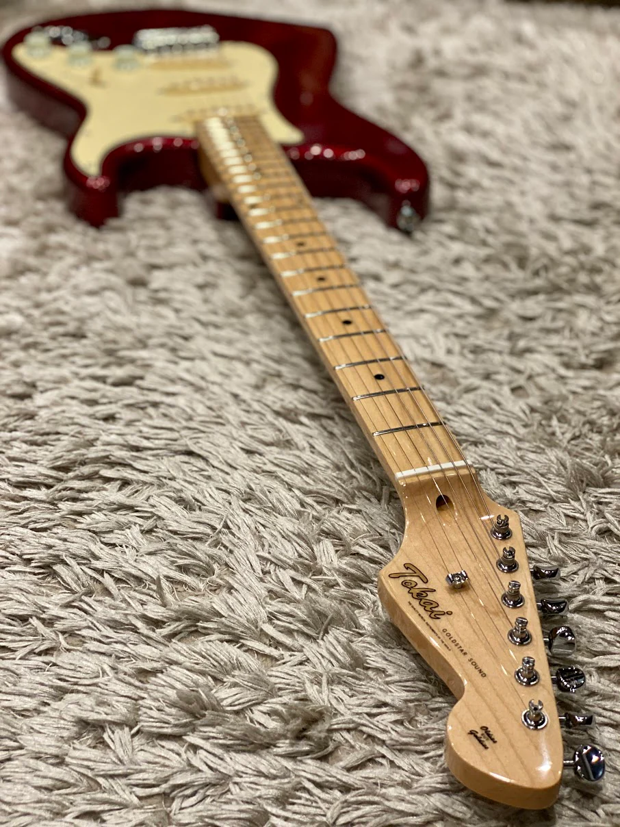 Tokai AST-52 OCR/M Goldstar Sound 2020 in Old Candy Apple Red with maple FB - Image 6