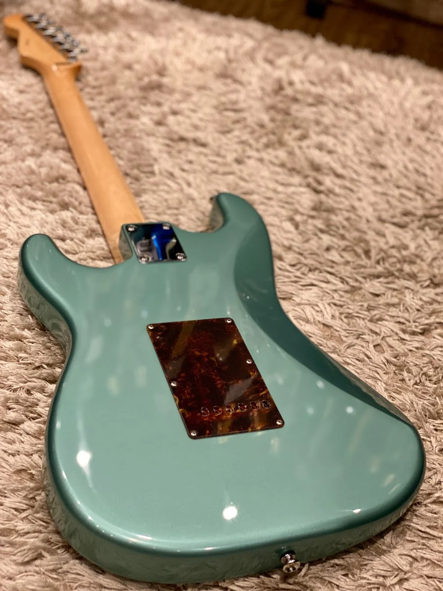 Tokai AST-52 OTM/CJ Goldstar Sound 2020 in Ocean Turquoise Metallic with Carbonized Jatoba FB - Image 2