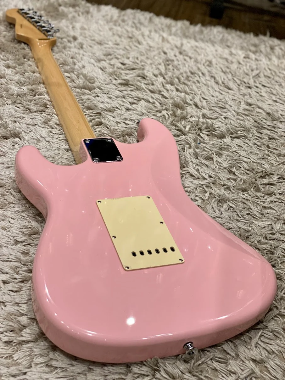 Tokai AST-52SH SLP/M Goldstar Sound 2020 HSS in Shell Pink with maple FB - Image 3