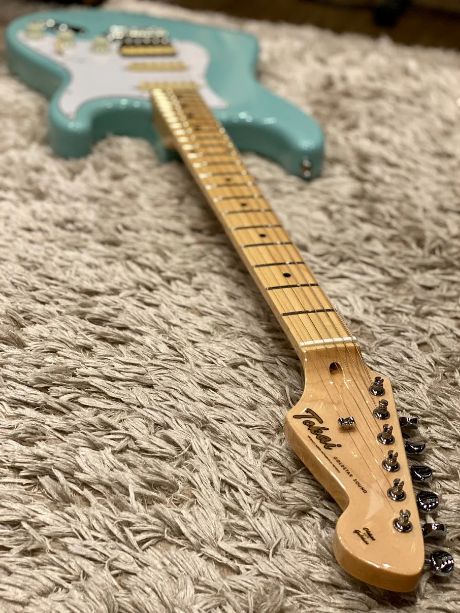 Tokai AST-52SH SOB/M Goldstar Sound HSS 2020 Model in Sonic Blue with maple FB - Image 3