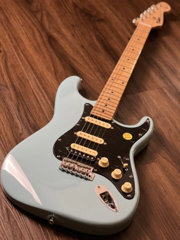 Tokai AST-52SH SOB/M Goldstar Sound HSS Model in Sonic Blue with Maple FB - Image 3