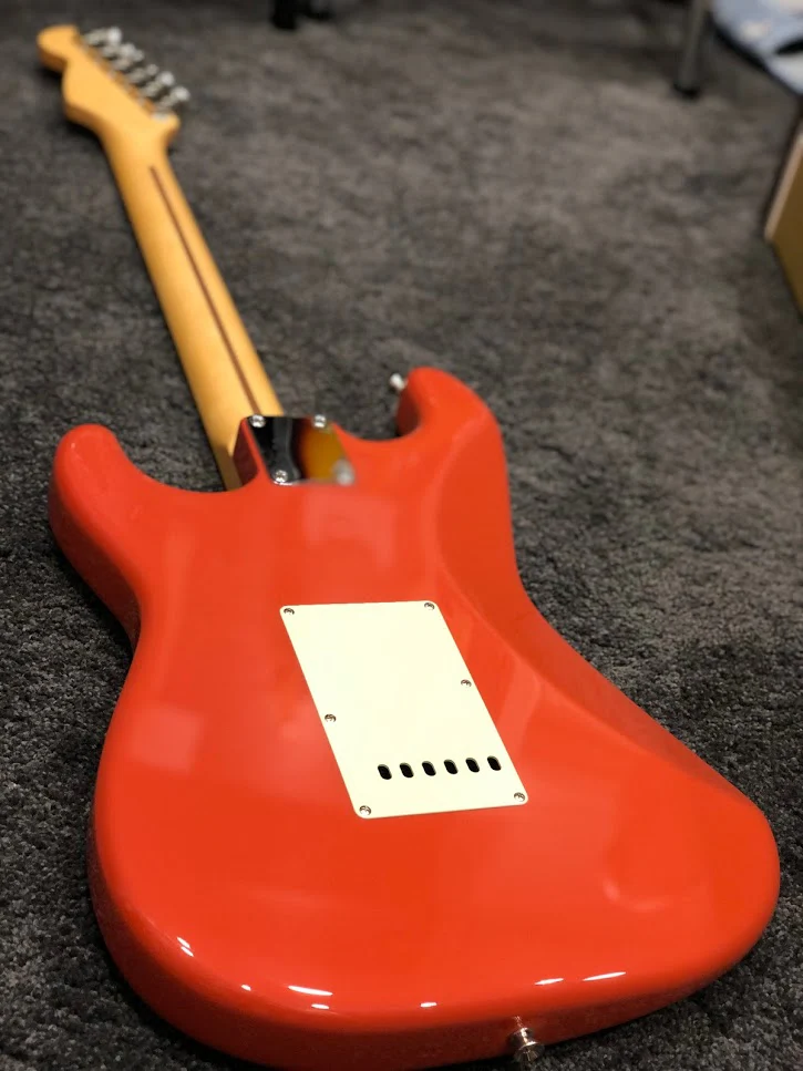 Tokai AST-95SH FR/R Goldstar Sound Japan in Fiesta Red with Rosewood FB - Image 2