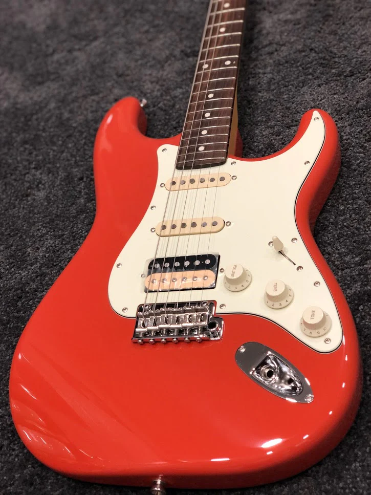 Tokai AST-95SH FR/R Goldstar Sound Japan in Fiesta Red with Rosewood FB - Image 4
