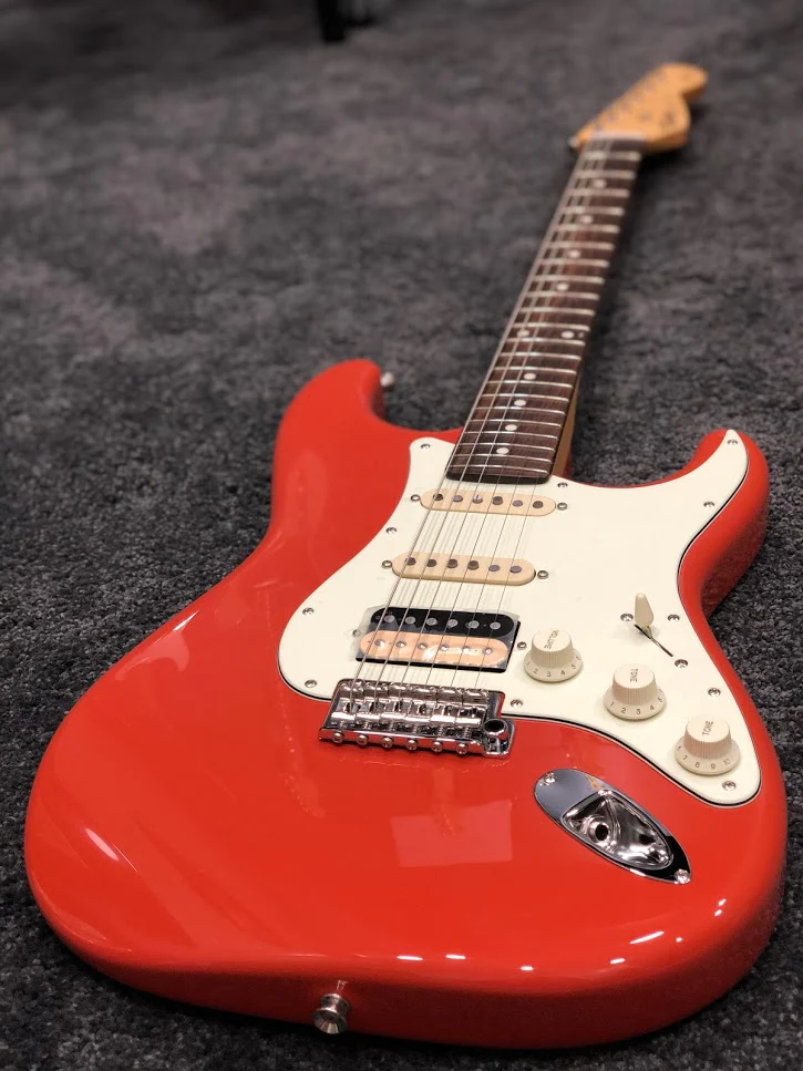 Tokai AST-95SH FR/R Goldstar Sound Japan in Fiesta Red with Rosewood FB - Image 5