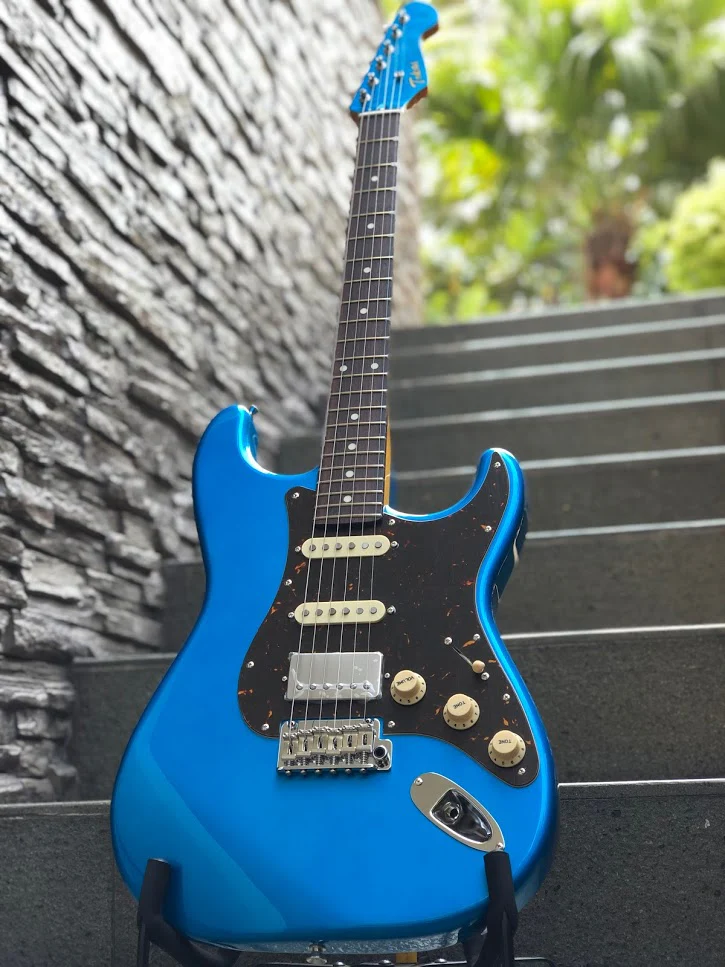 Tokai AST-95SH MH LPB/R Goldstar Sound Japan in Lake Placid Blue - Image 6
