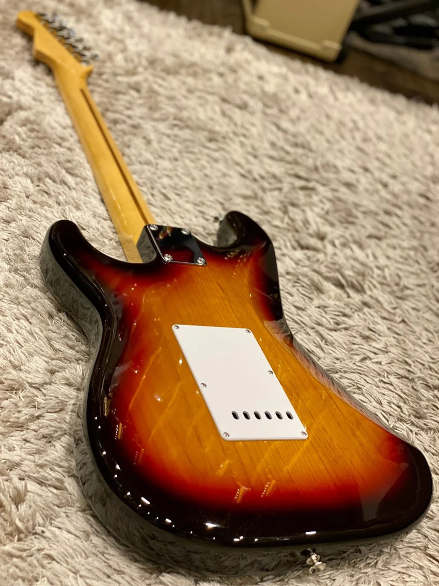 Tokai AST-95SH YS/M Goldstar Sound HSS Japan in Yellow Sunburst Tortoise - Image 3