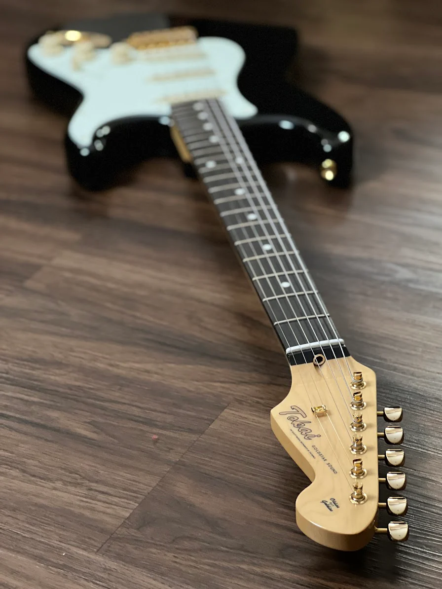 Tokai AST-SATRIA BB/R Goldstar Sound Japan Satria STM Signature in Black with Gold Hardware - Image 4