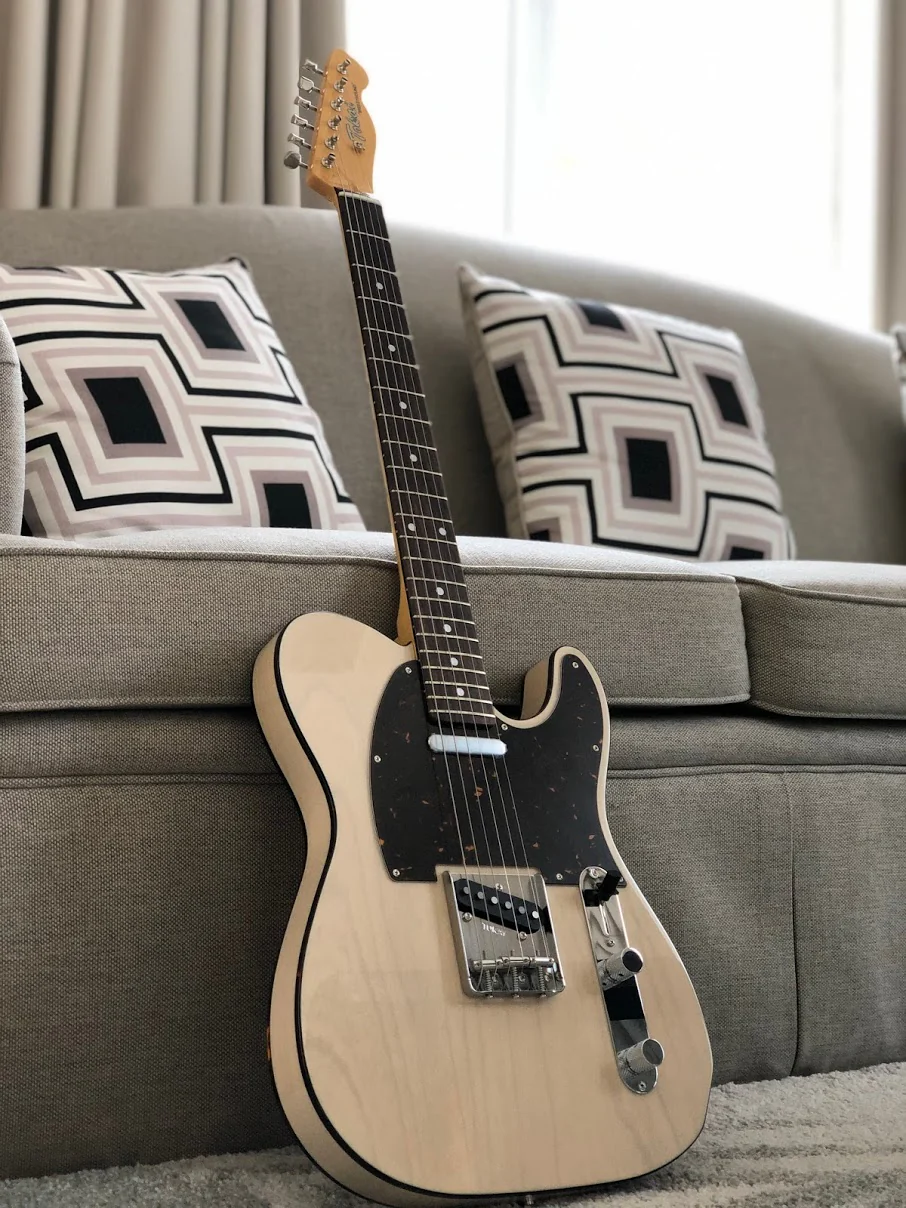 Tokai ATE-124B WBL/R Contemporary Series Japan in White Blonde - Image 3