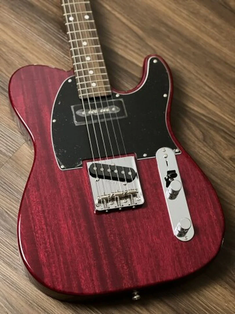 Tokai ATE-130S SDR/R Breezysound Japan in Seethru Dark Red - Image 3
