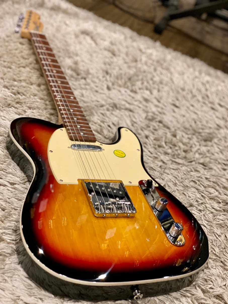Tokai ATE-52B YS/CJ Breezysound 2020 in Yellow Sunburst with Carbonized Jatoba FB - Image 5