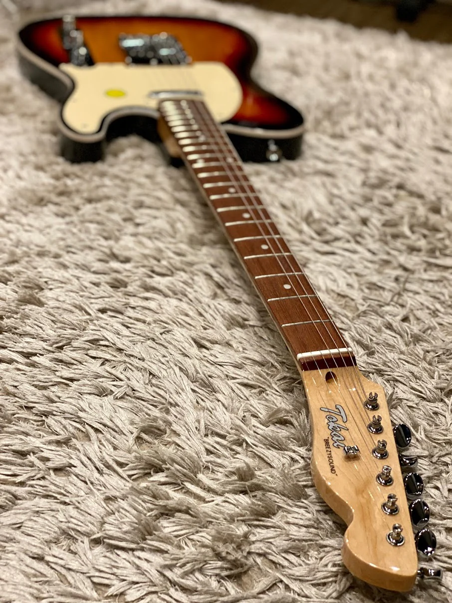 Tokai ATE-52B YS/CJ Breezysound 2020 in Yellow Sunburst with Carbonized Jatoba FB - Image 7