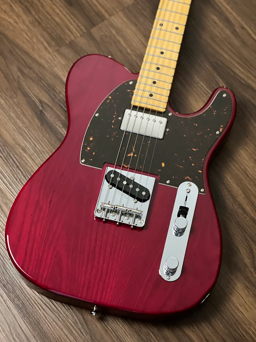 Tokai ATE-H SDR/M ASH Breezysound Japan in Seethru Dark Red - Image 3