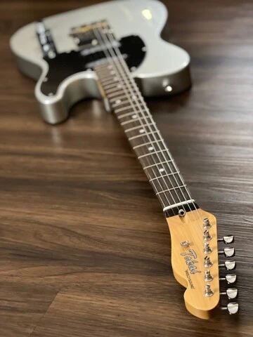Tokai ATE172MV-SSH SG/R Breezysound Japan with Maverick Tremolo in Silver Gray - Image 5
