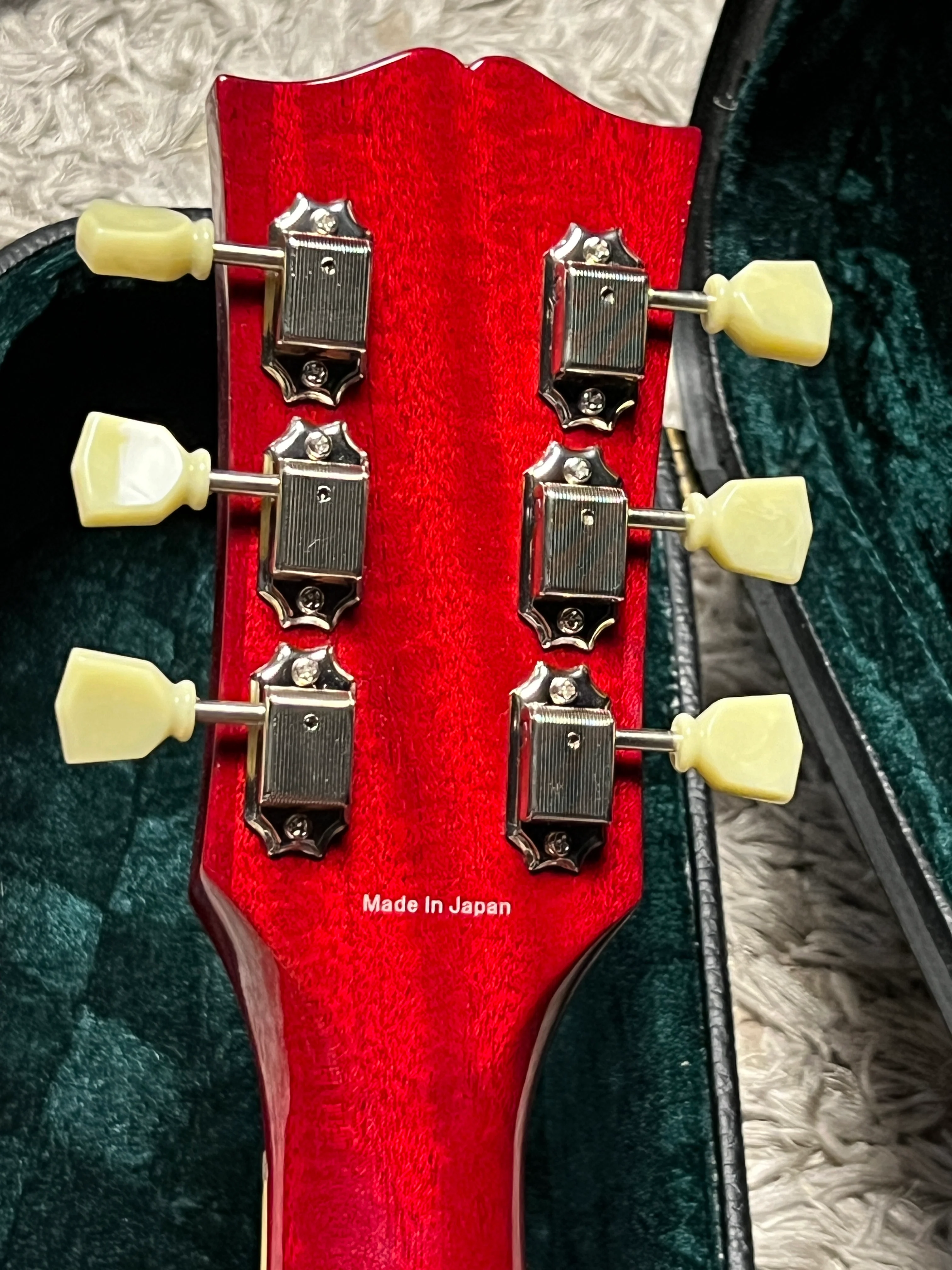 Tokai ES-178 SR Semi Hollow Vintage Series Japan in see Thru Red Cherry S/N 1840907 - Image 9