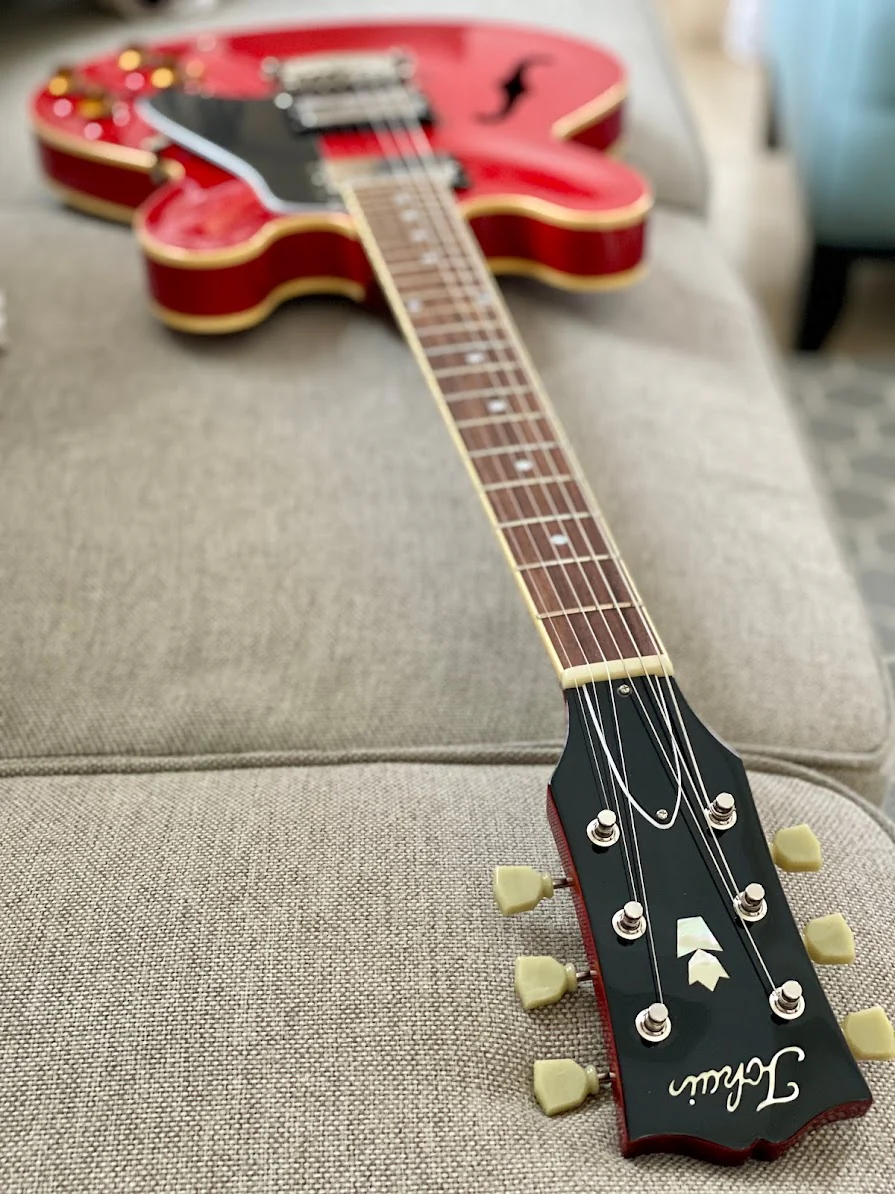 Tokai ES-180 SR Semi Hollow Vintage Series Japan in Seethru Red Cherry - Image 5
