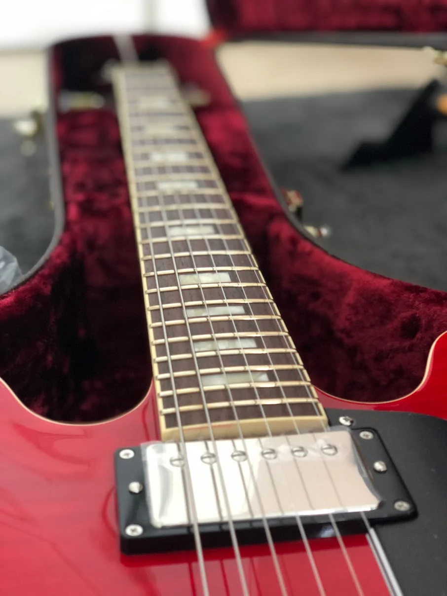 Tokai ES-198 SR Semi Hollow Vintage Series in See Thru Red Cherry - Image 10