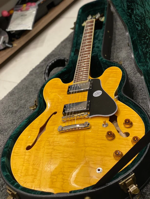 Tokai ES-224 VNT Semi Hollow Premium Series in Vintage Natural - Image 4