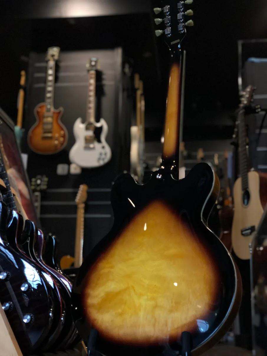 Tokai ES-78 SB semi hollow in Sunburst Traditional Series - Image 6